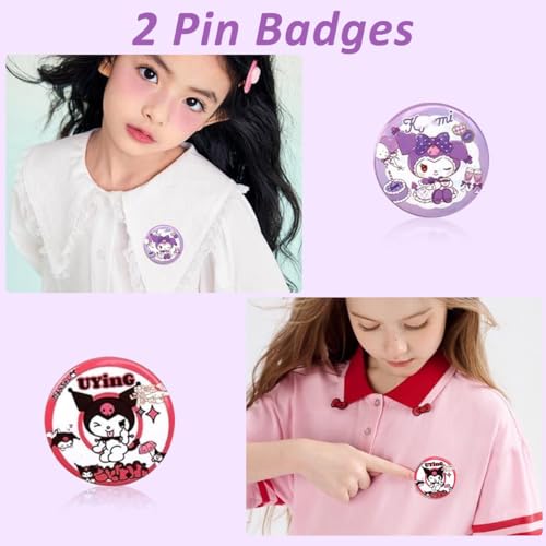 HASTHIP® 219PCS Kawaii Kuromi School Supplies Set Stationeries with Notebook Pencil Pouch Click Pens Card Holder Book Markers 50Pcs Stickers Note Girls Gift HASTHIP® 219PCS Kawaii Kuromi School Supplies Set Stationeries with Notebook Pencil Pouch Click Pens Card Holder Book Markers 50Pcs Stickers Note Girls Gift